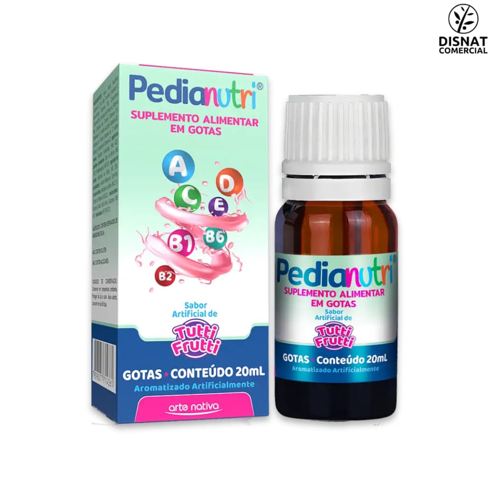 Pedianutri Gotas Suplemento Alimentar Infantil Sabor Tutti Frutti 20mL - Arte Nativa