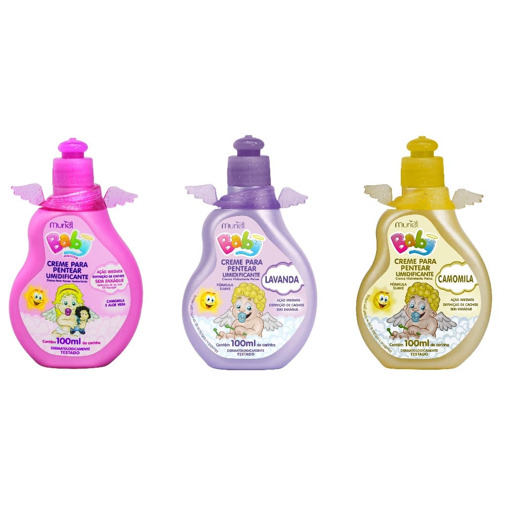 CREME PARA PENTEAR UMIDIFICANTE BABY 100ml - MURIEL
