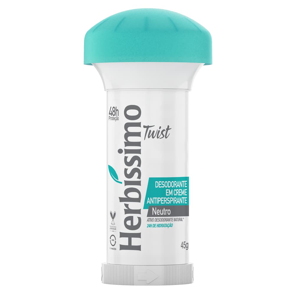 Desodorante Twist Antitranspirante Herbíssimo Neutro 45G