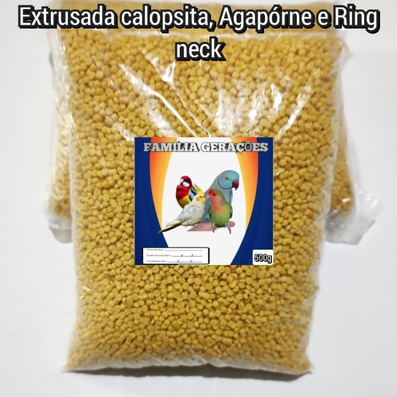 Extrusada natural Calopsita, Agapórnis 500g