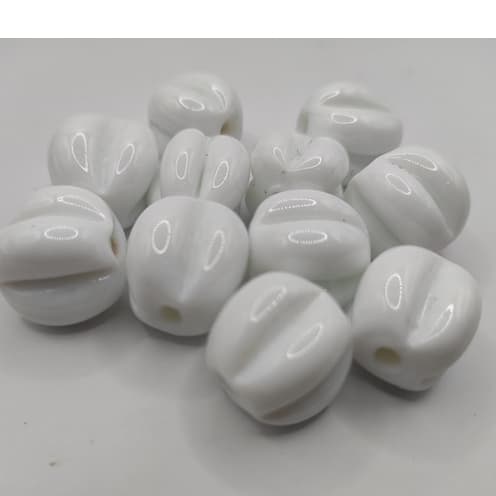 Kit C/ 3 ou 7  Unidades Firma De Murano Pitanga Branco