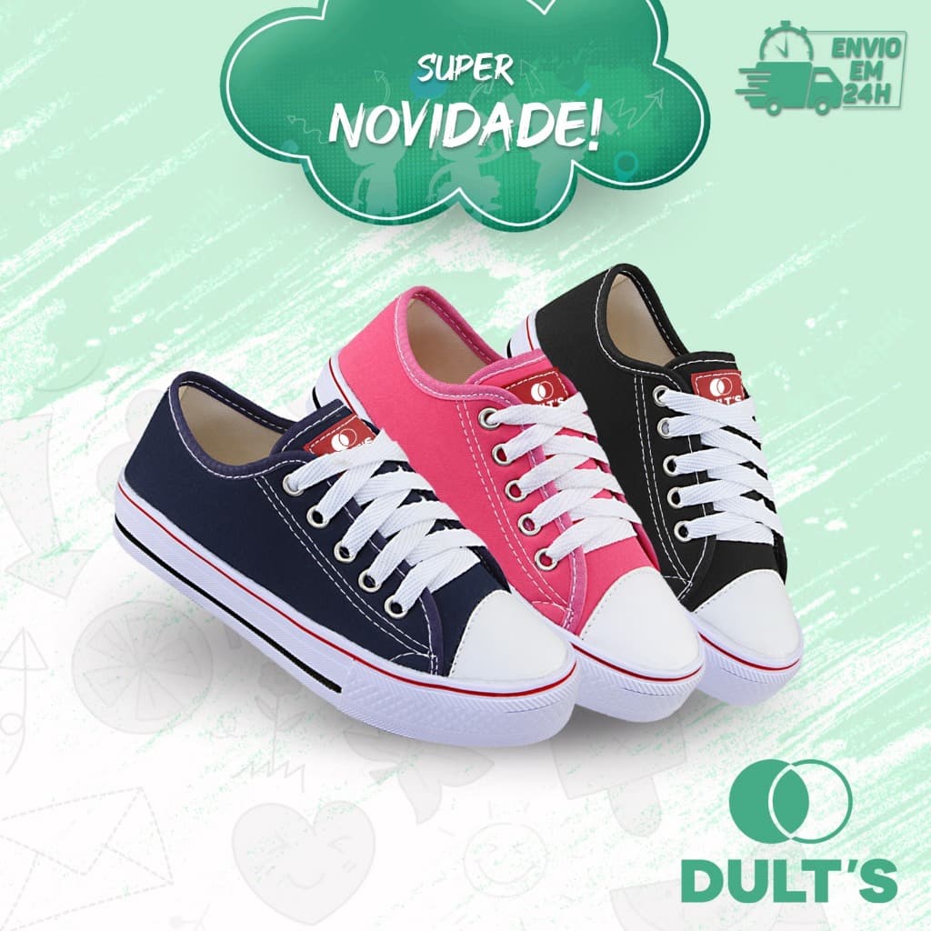 Tênis Infantil All Cano Baixo Moda Escola passeio Menino Menina confortavel Star Promoção Dult´s