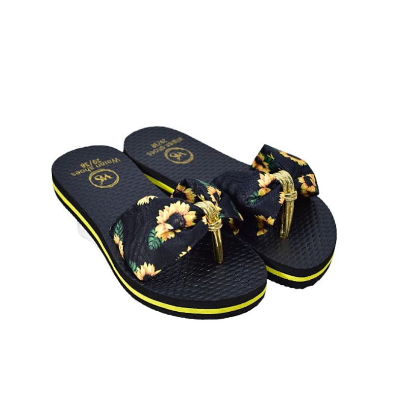 Chinelo tradicional menina infantil de tecido Waian shoes