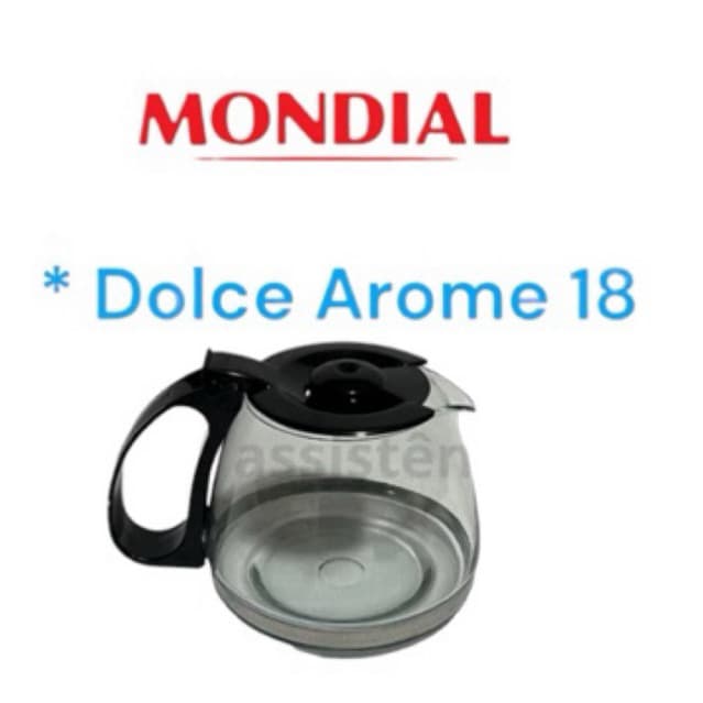 Jarra Copo MONDIAL Dolce Arome 18 Xícaras - Vidro Reforçado