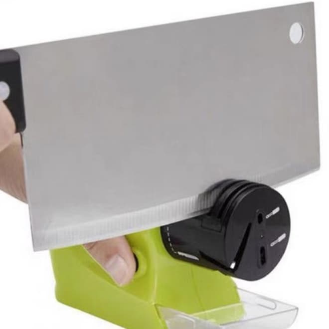 Amolador Afiador de Faca Eletrico Tesoura Ferramentas Lamina Alicate de Unha à PILHA