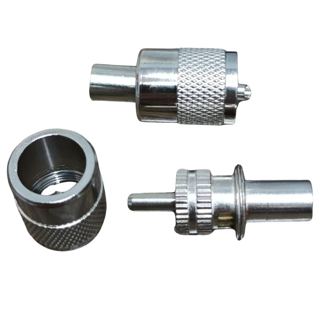 05 PÇS * Conector UHF Macho - Px , Py , Monocanal E Etc