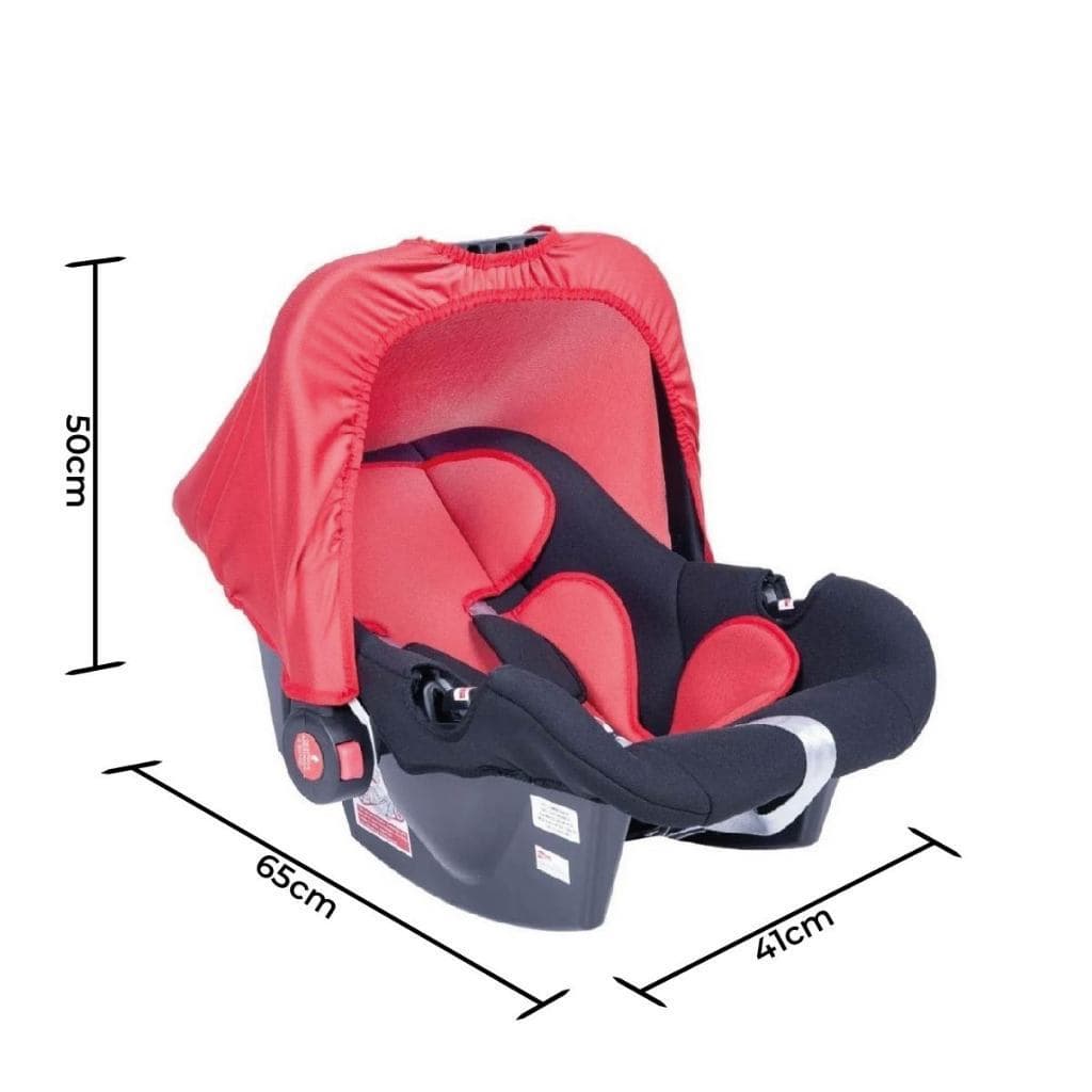Bebê Conforto Cadeirinha Para Carro seguro Preto/vermelho Styll Baby