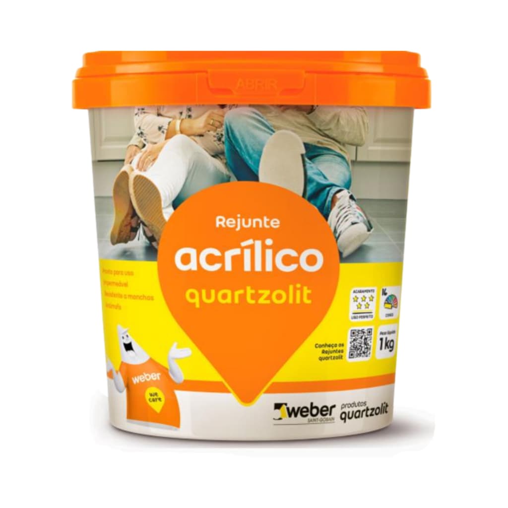 Rejunte Acrílico 1kg Quartzolit