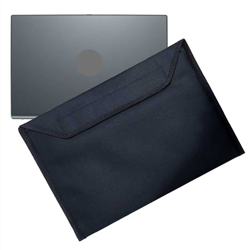 Pasta Case Notebook Poliester Forrado Fechamento Horizontal 15,6 Preto
