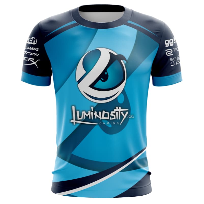 Camiseta Jersey Luminosity Gaming com nome personalizavel