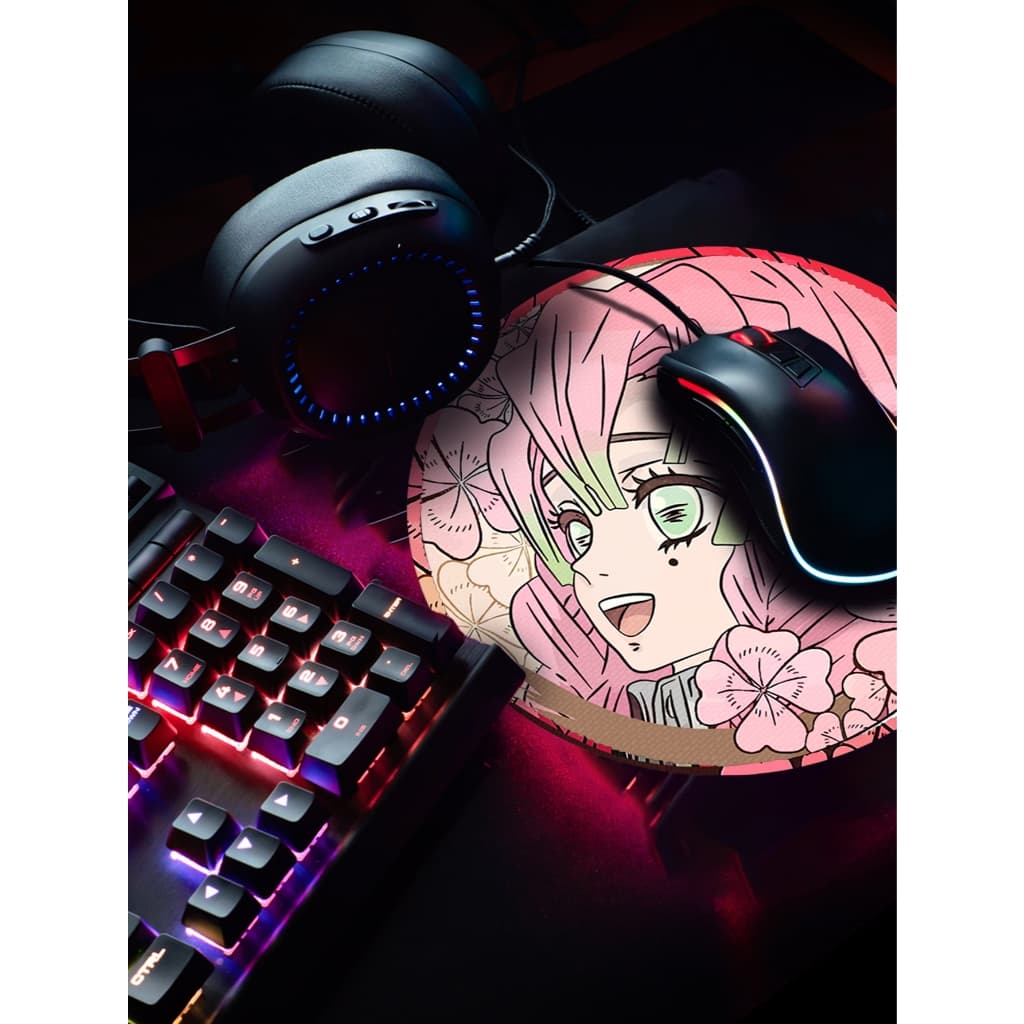 Mouse Pad Redondo 20x20cm Anime Caçadores de Oni  Diversas Estampas