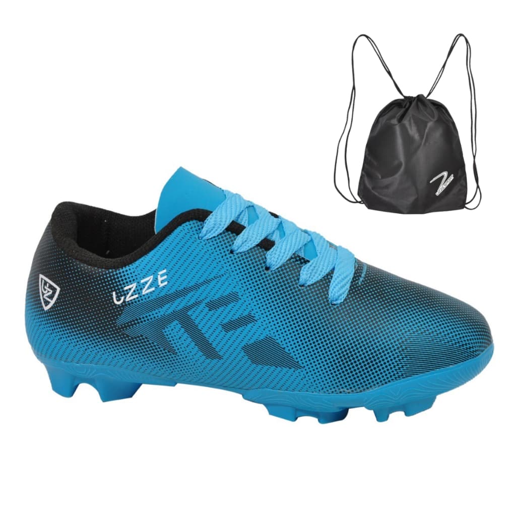 Chuteira Campo Futebol UZ Infantil Juvenil + Mochila Esportiva