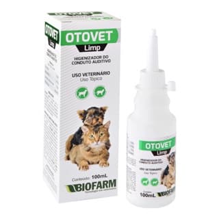 Otovet Limp 100mL Solução para Limpeza de Ouvidos