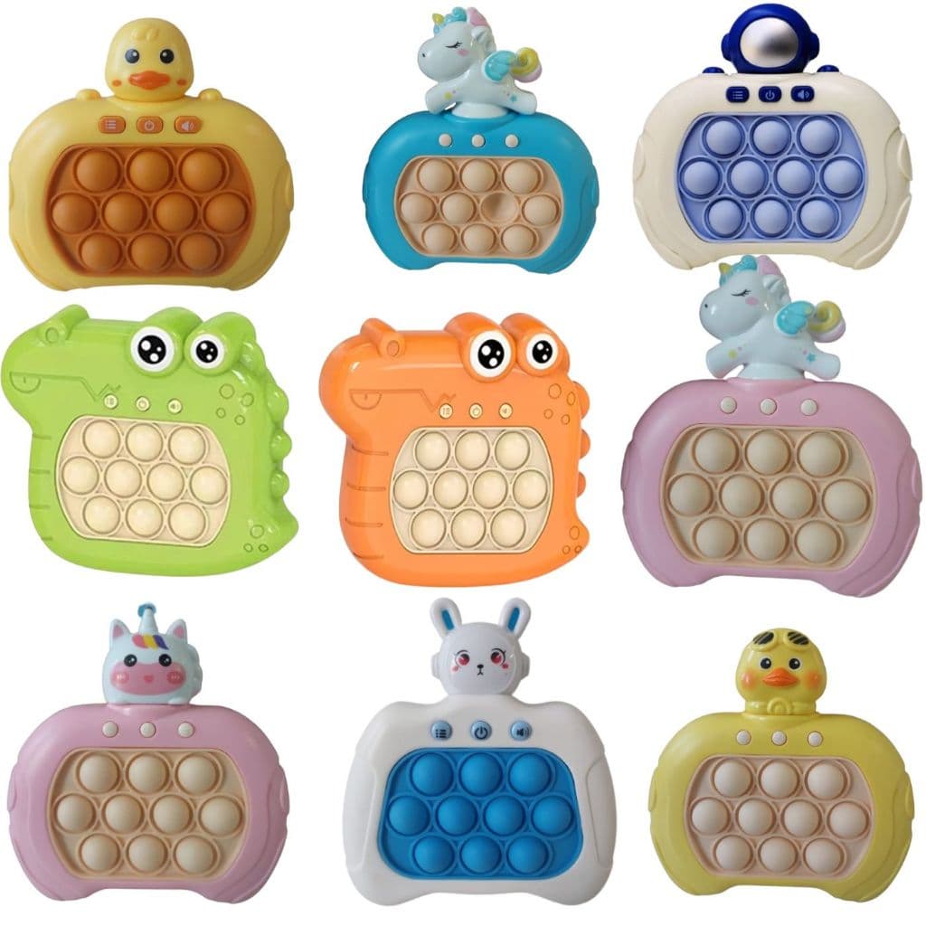 10 peças Brinquedo Anti-Stress Pop It Eletronico Brinquedo Bolhas De Empurrar Rápido Para Crianças E Adultos 10 peças