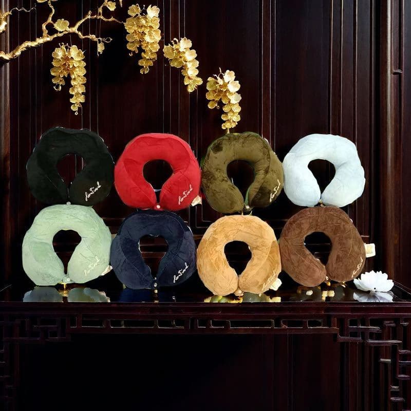 Almofada De Pescoço Travesseiro De Viagem Infantil e Adulto Espuma Macia