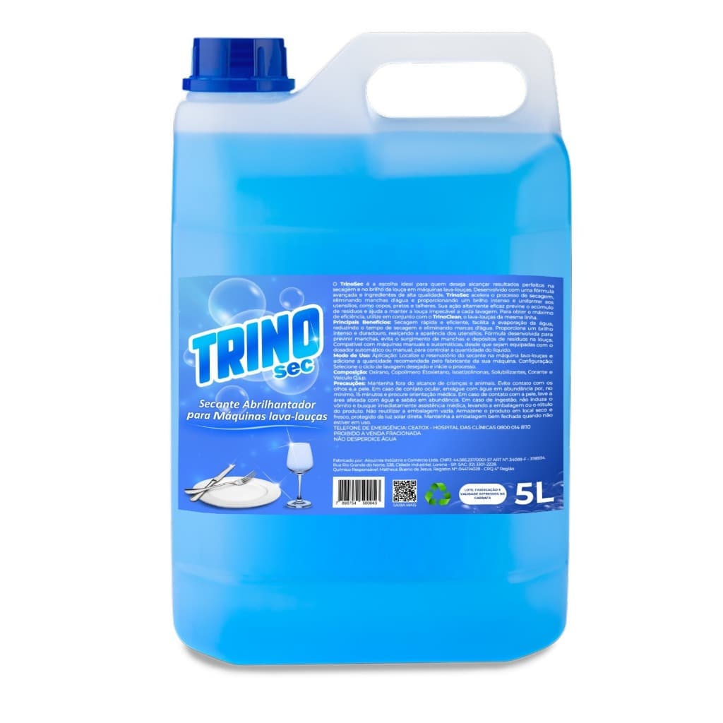 Secante Trino Para Maquinas Lava Louças 5 Litros
