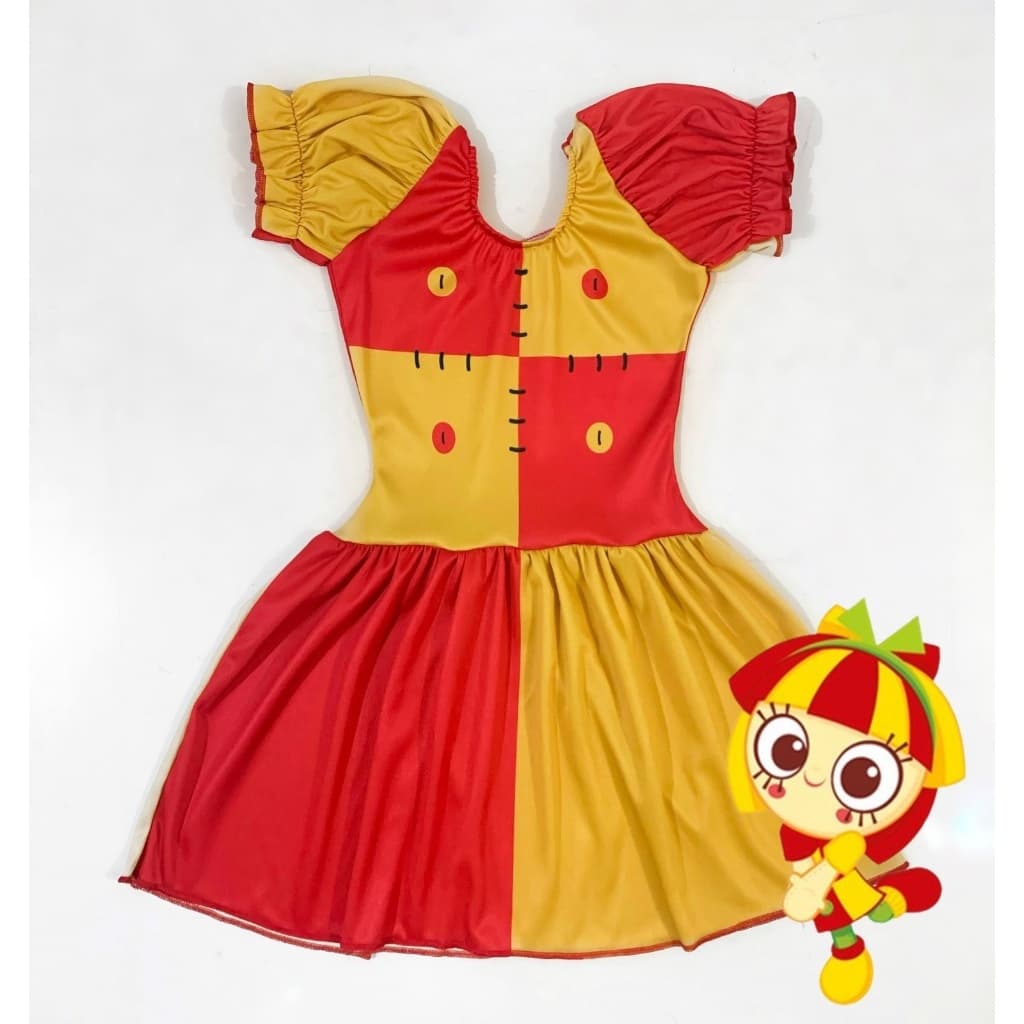 Vestido Emília Adulto Com Short