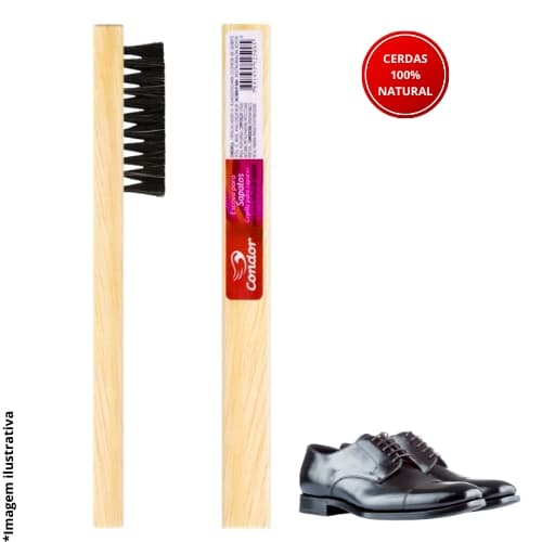 Escova para Sapatos com Cabo Condor