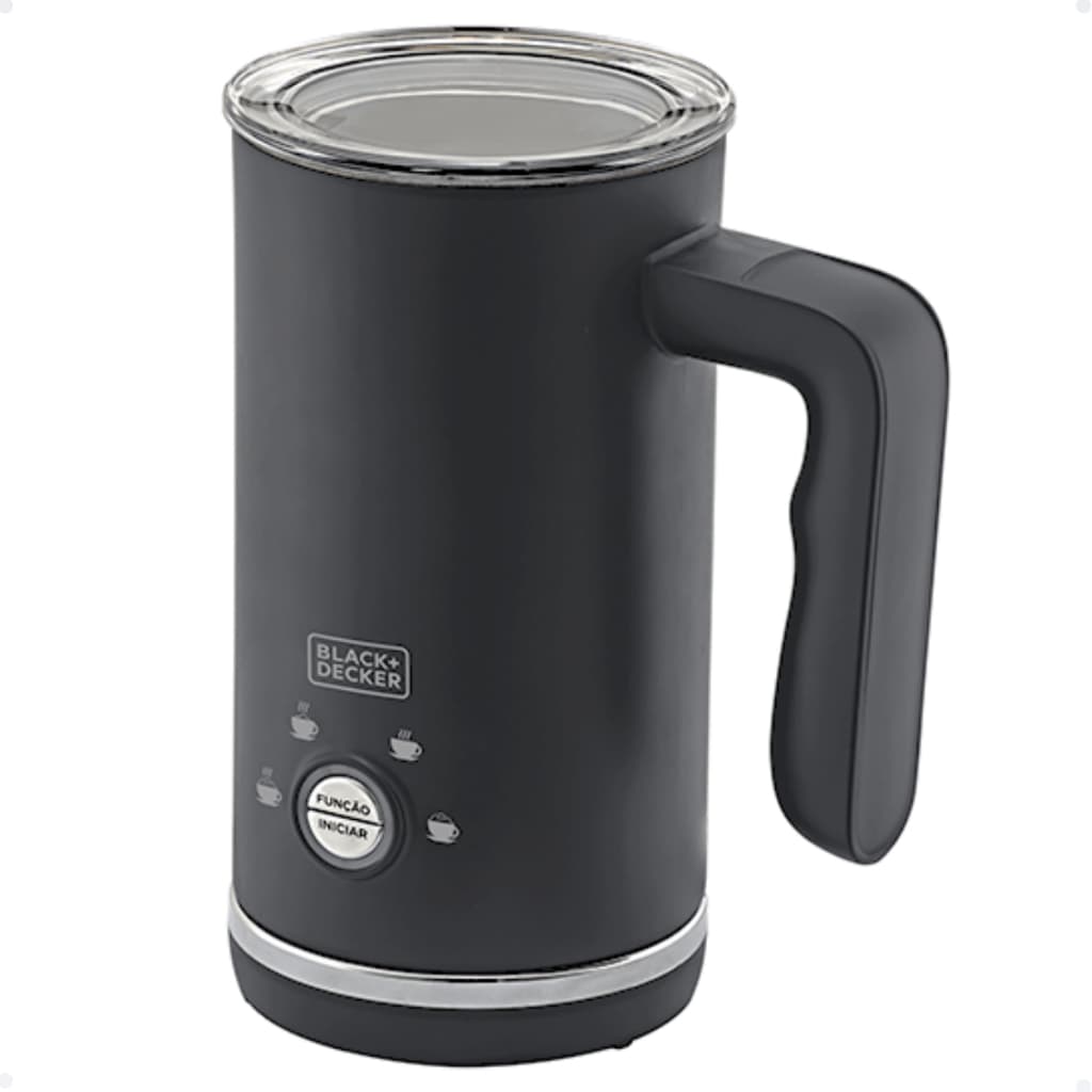 Espumador De Leite Gourmand Automático Gris 4 Funções 600w