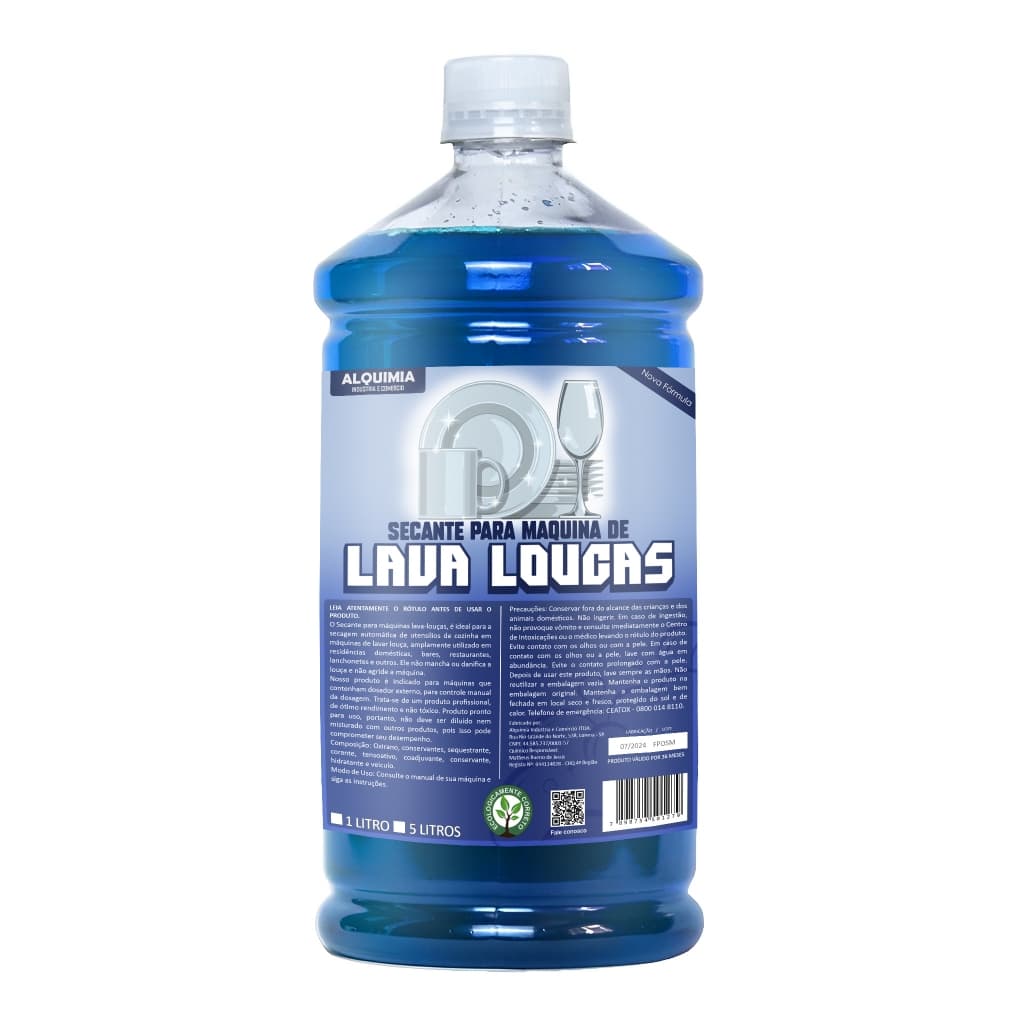 Secante Para Maquina De Lavar Louças 1 Litro