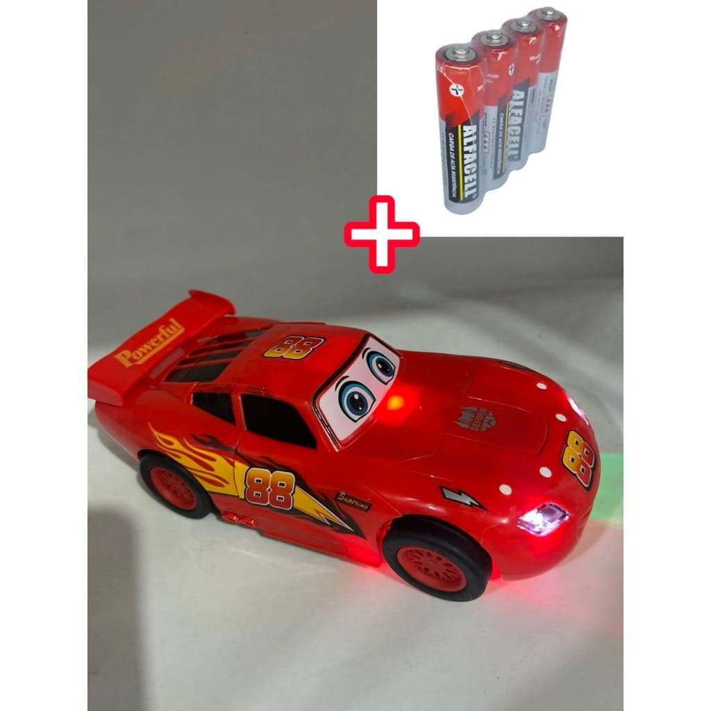 Carrinho Relâmpago Mcqueen Carros Transforma Robô Luz Som brinquedos presente  tiktok