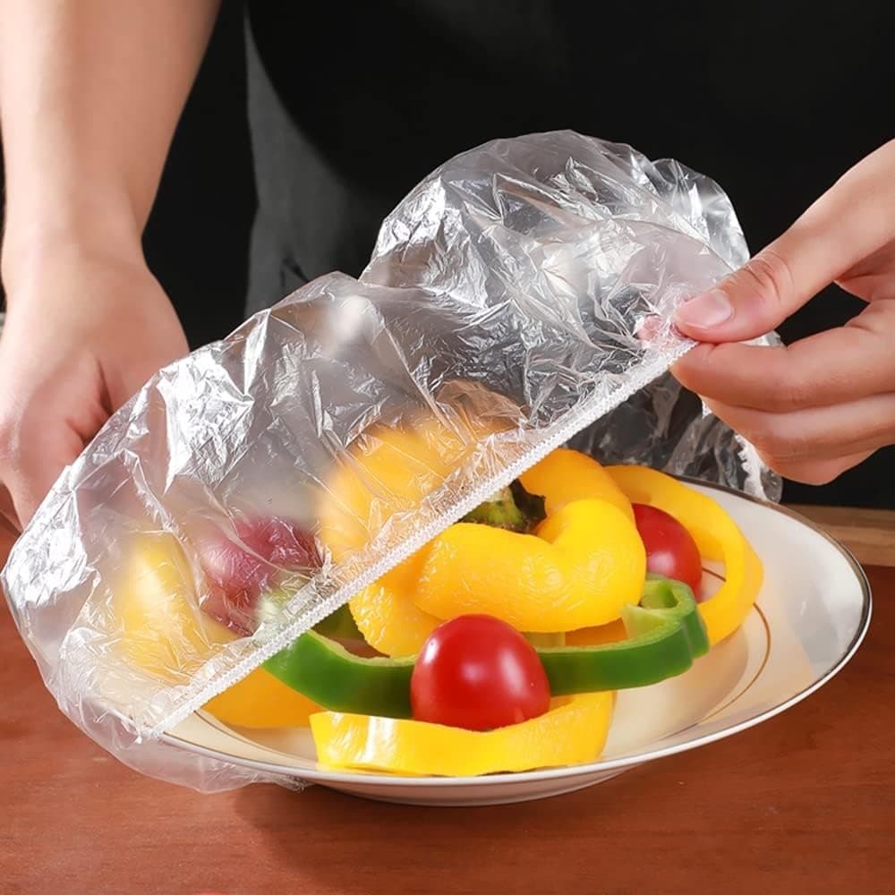 200 Unidades Tampas Reutilizáveis Para Armazenamento De Alimentos Duráveis/Sacos A Vácuo De Cozinha Selo