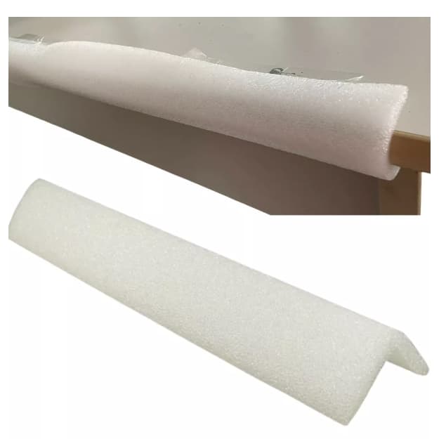 Protetor Quina Perfil Polietileno Segurança Proteger Móveis Mudança 20m Embalagem Geladeira Fogão Grandes Moveis