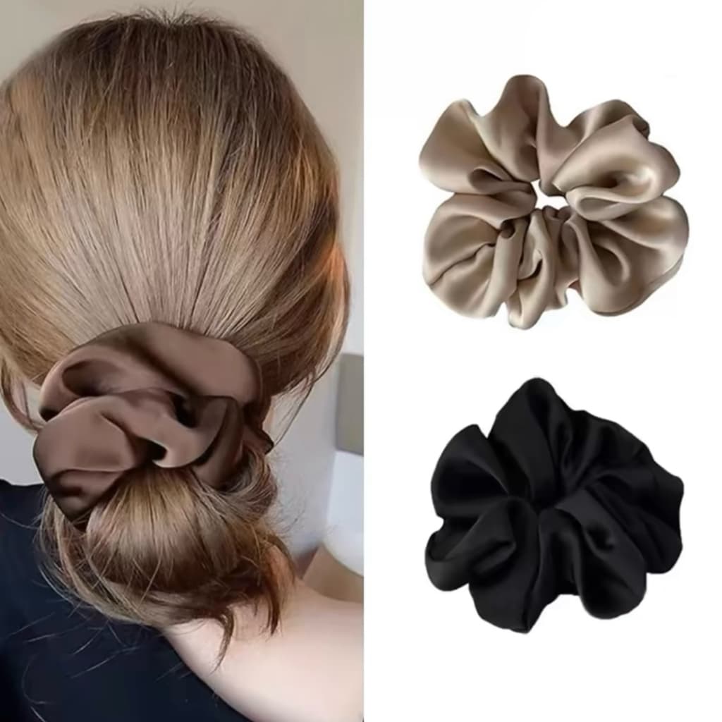 Kit 24 peças/Casual Elástico de Cabelo Feminino Simples com Laço Multineos