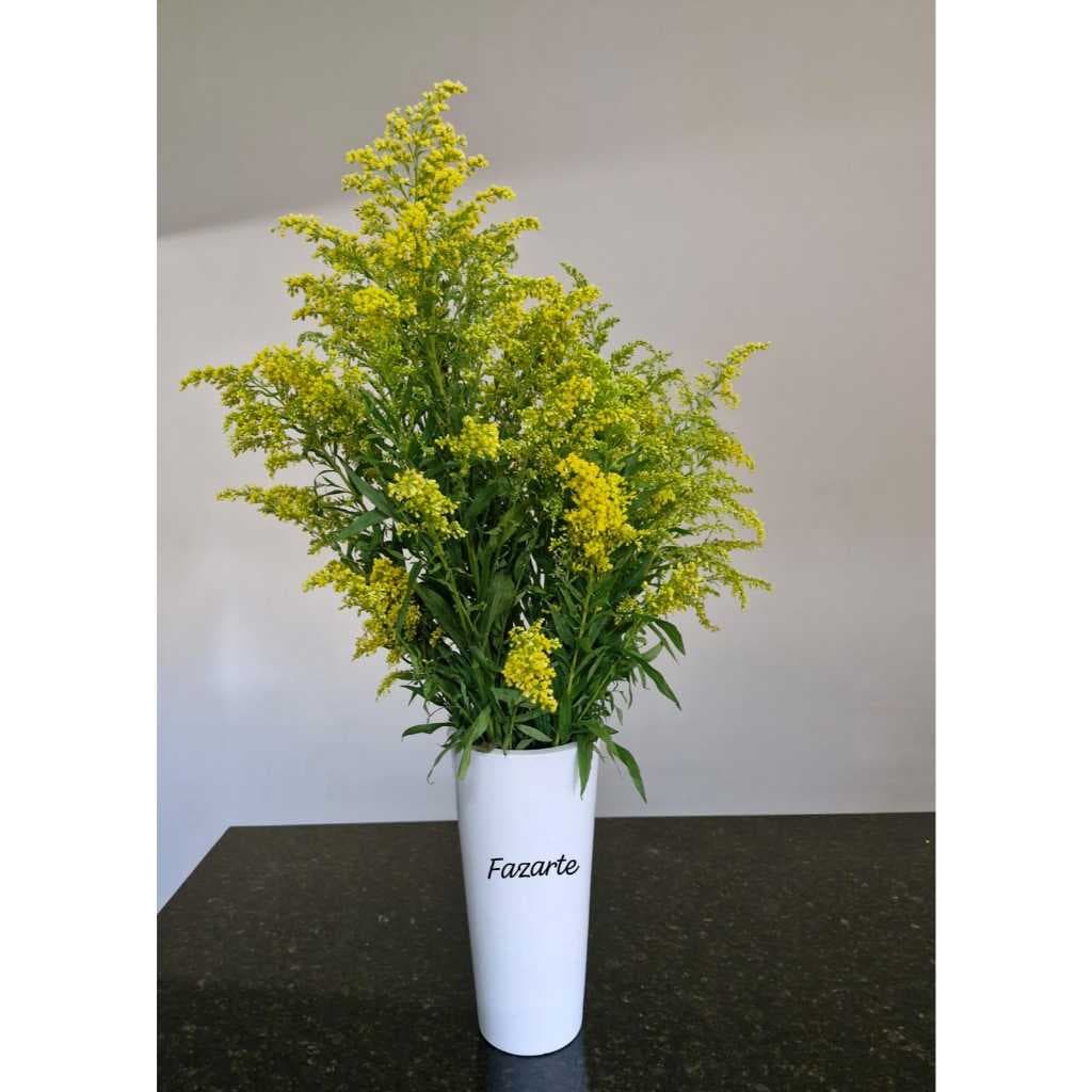 Vaso de planta  decorativo Liso  - Coluna Ibiza em Polietileno 109