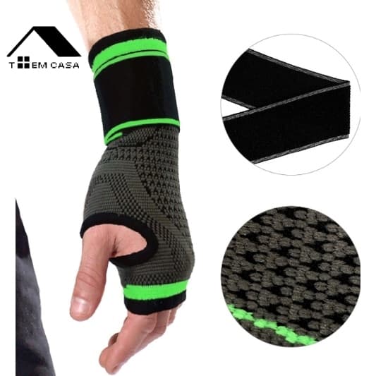 Munhequeira D/Pulso Tendinite Ortopedica Compressão Ajuste