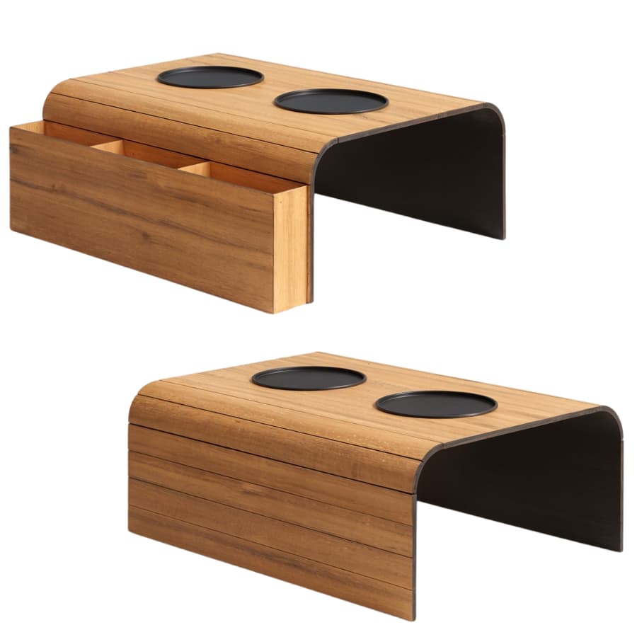 Jogo Esteira Para Braço de Sofá Porta Copo e Controle