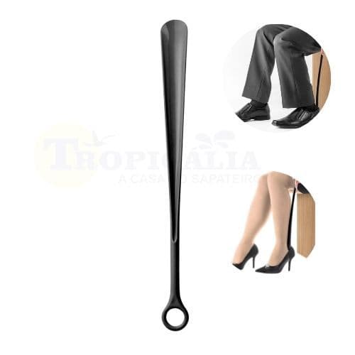 Calçadeira Longa para Sapato Tênis Bota Idoso Calçados Calçar Conforto 46cm