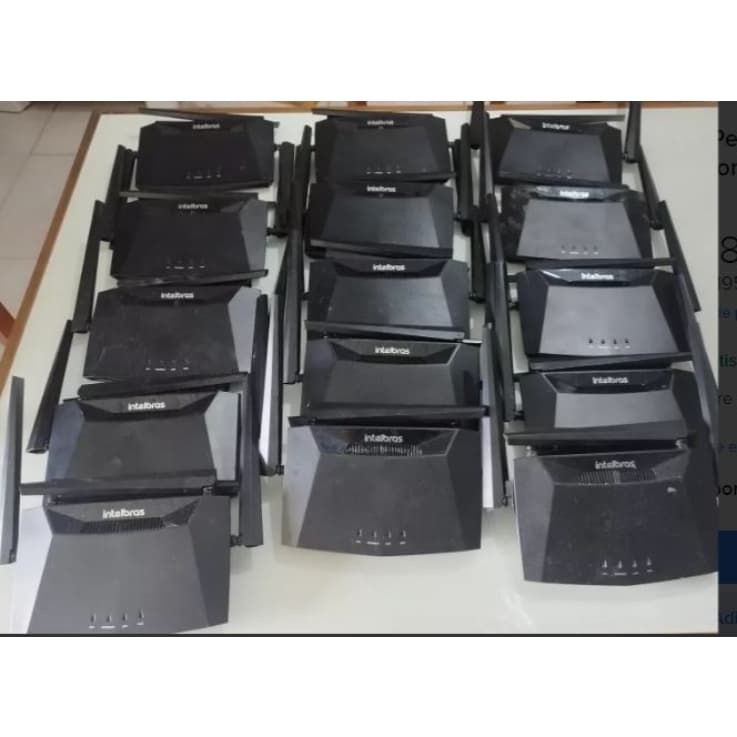 Lote 10 Roteadores Action RG 1200 Wi-fi 5 Intelbras (Usados)