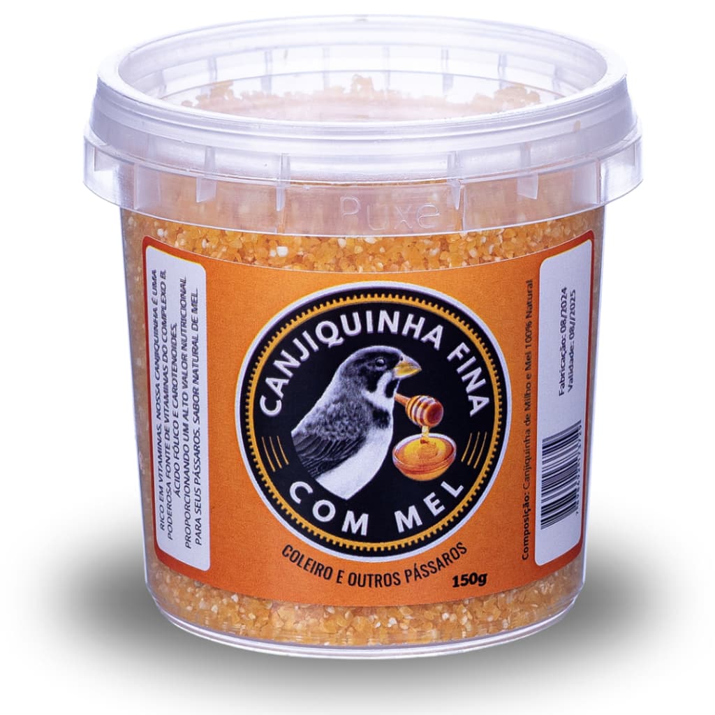 Canjiquinha Fina Com Mel Coleiro e outros Pássaros - 150g