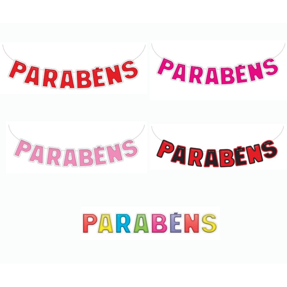Faixa Decorativa Parabéns