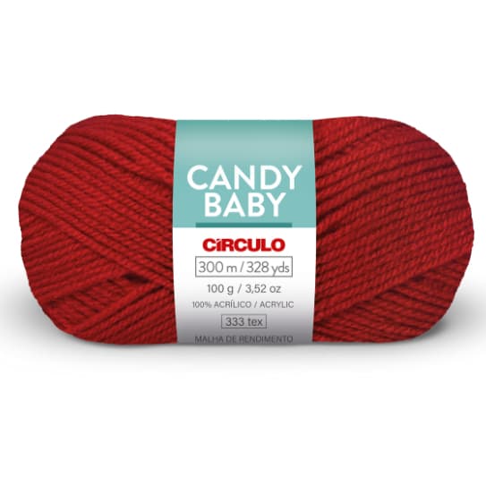 Lã Candy Baby 300m 100g Círculo - LANÇAMENTO!