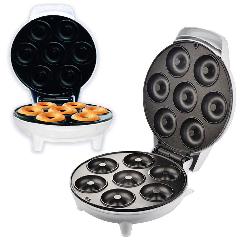 Máquina De Mini Donuts Sobremesa 110V  Portátil Para Lanche De Café Da Manhã Infantil Cozinha