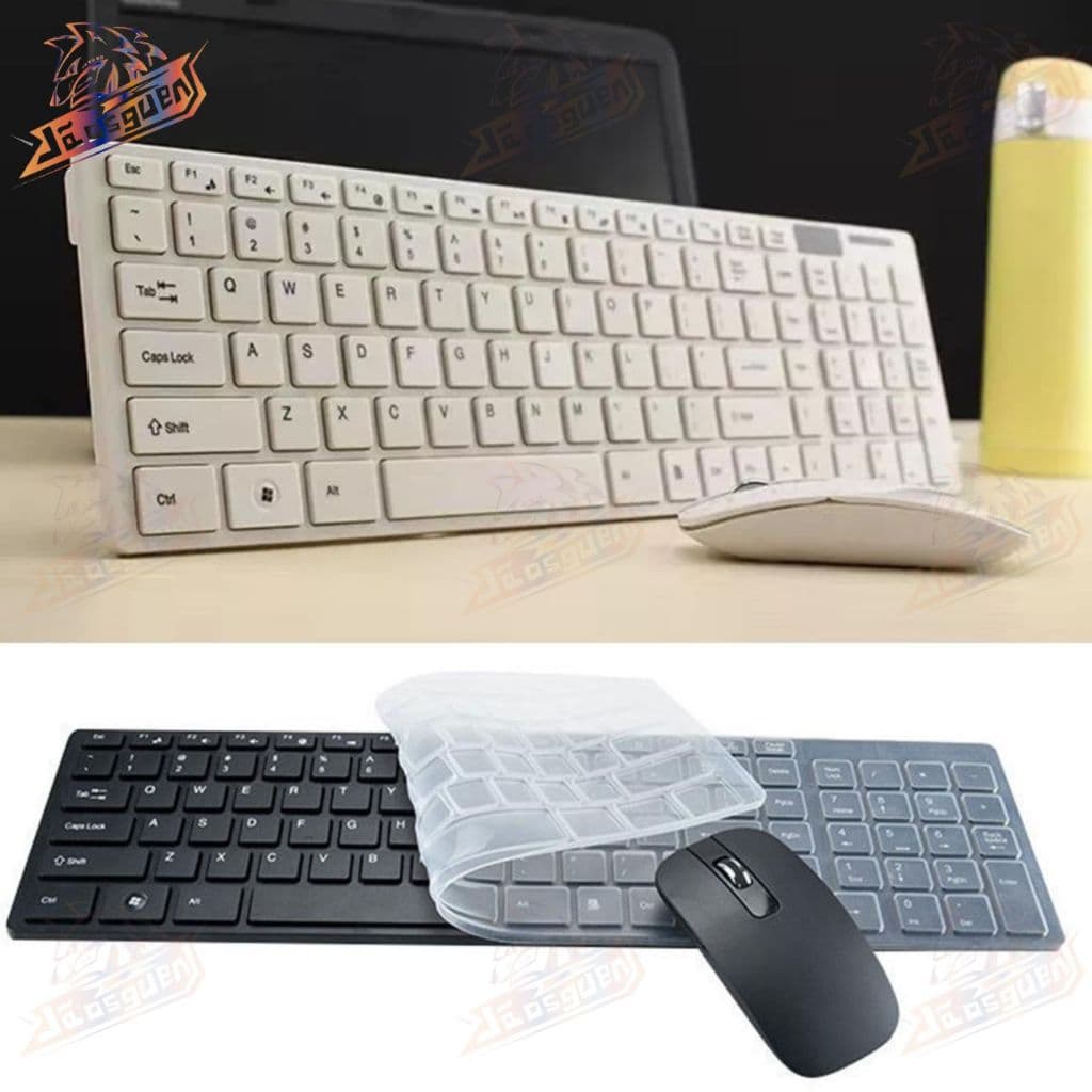 Kit Teclado e Mouse Sem Fio Usb Wireless Portátil Tecnologia Eficiência Energética