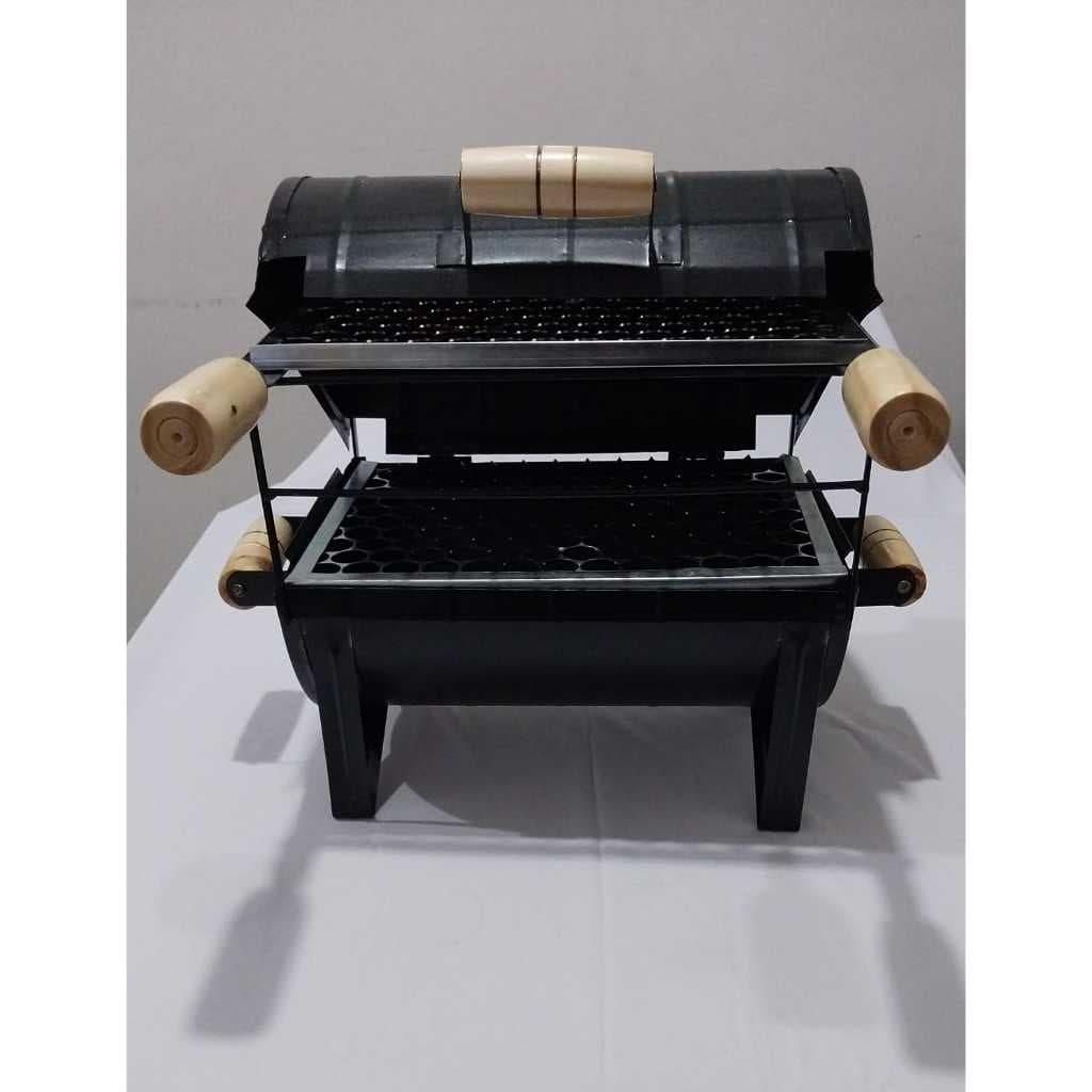 CHURRASQUEIRA PORTATIL BAFINHO 2X1 COM 2 GRELHAS