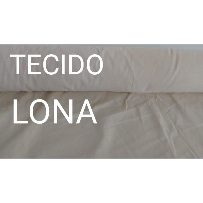 TECIDO LONA CRUA - 100% ALGODÃO - 1m x 1,62m