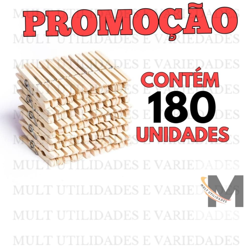 180 Prendedor Pregador de roupas de madeira pregador promoção MADEIRAA