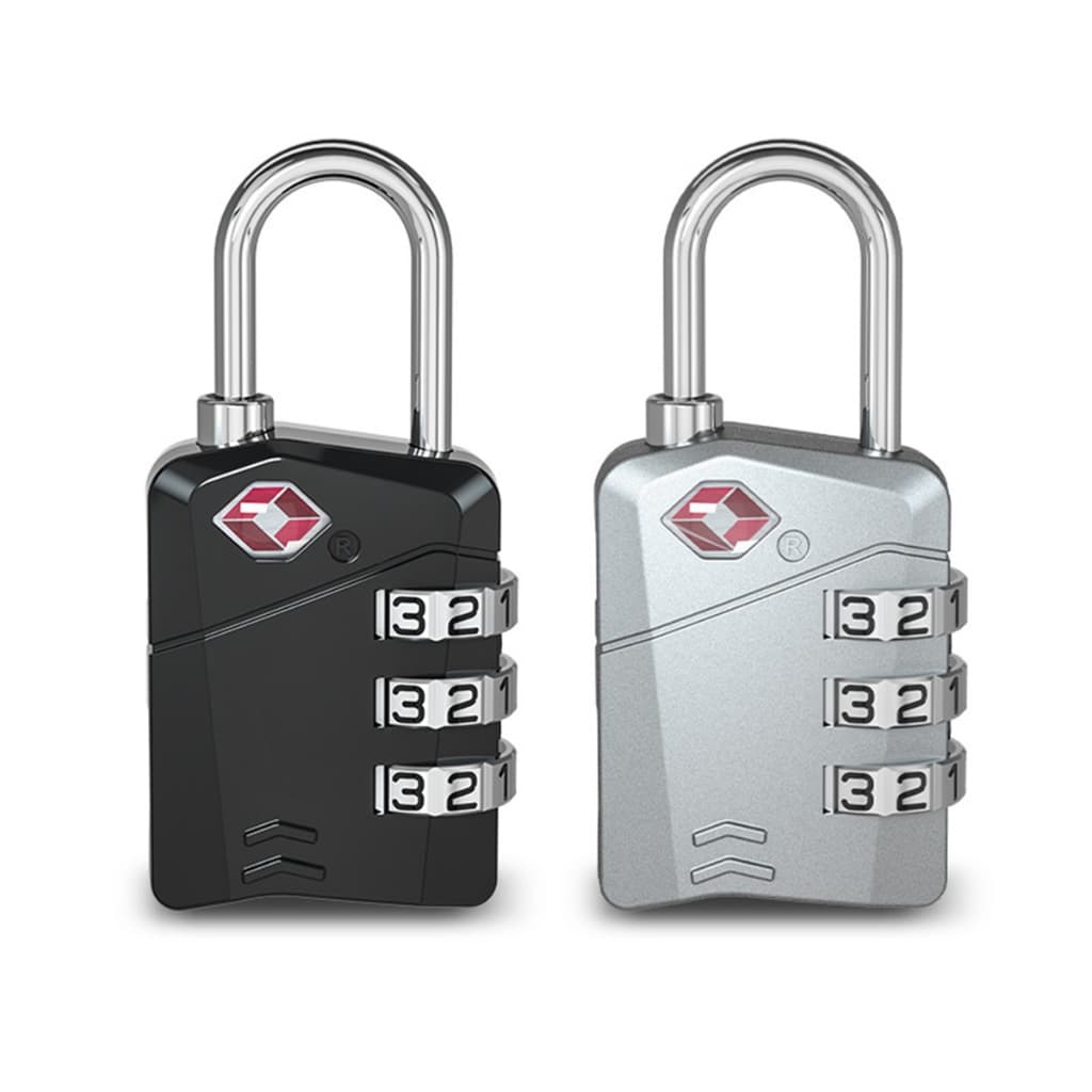 Cadeado TSA 3 Dígitos Em Zinco Para Mala De Viagem ATP10-2