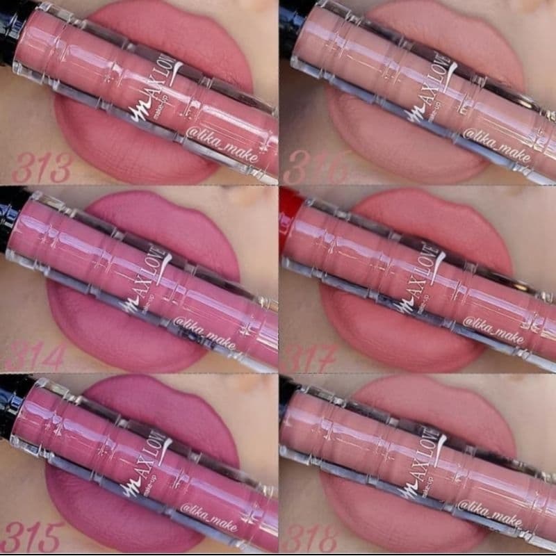 Batom Liquido 24 Horas Coleção Nude (313 a 324) - MAXL0VE