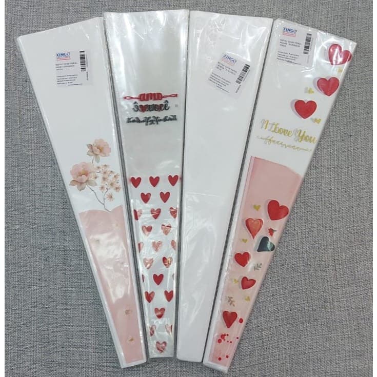 Embalagens Para Rosas/botões Variados Com 100unidades