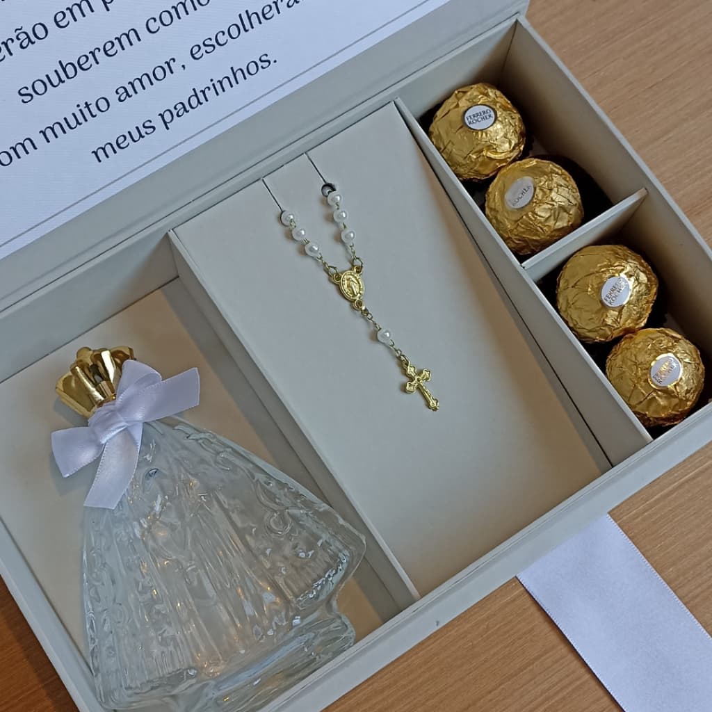 Convite Padrinhos Batizado/Batismo/Consagração