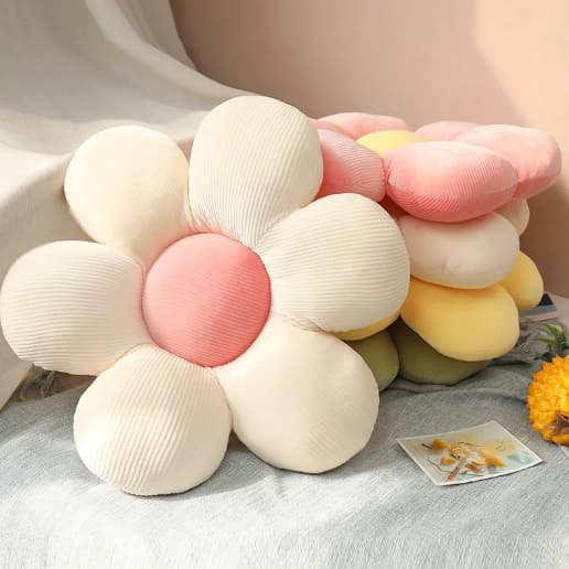 Flor de Pelúcia / Almofada Travesseiro Fofinha Sofá Cadeira Cama Decoração Dormir Crianças Presente Ursinho criança mãe