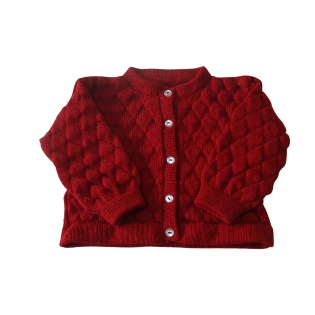 casaco blusa para bebê em tricô