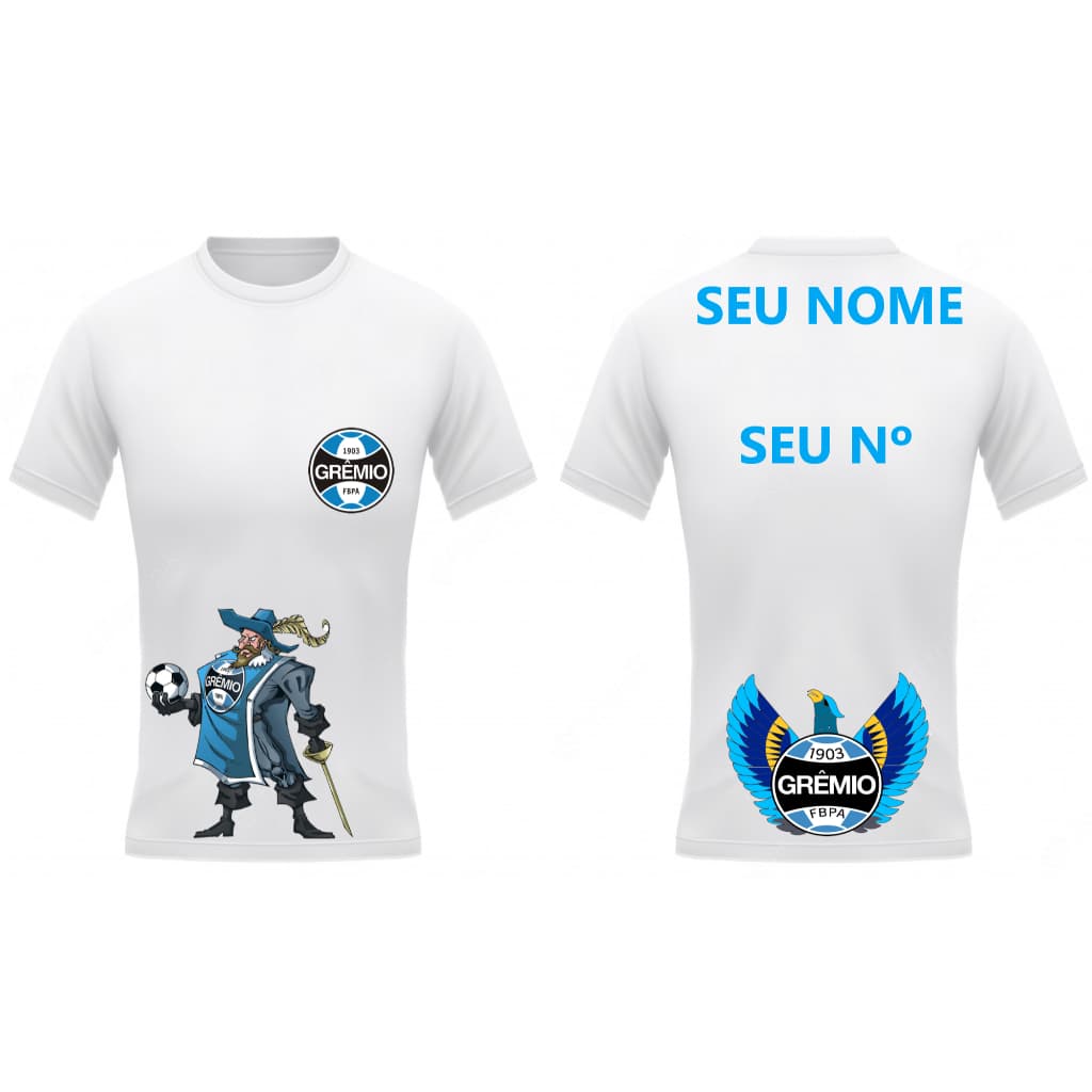 CAMISA DO GREMIO SEU NOME SEU NUMERO PERSONALIZADA PROMOÇÃO