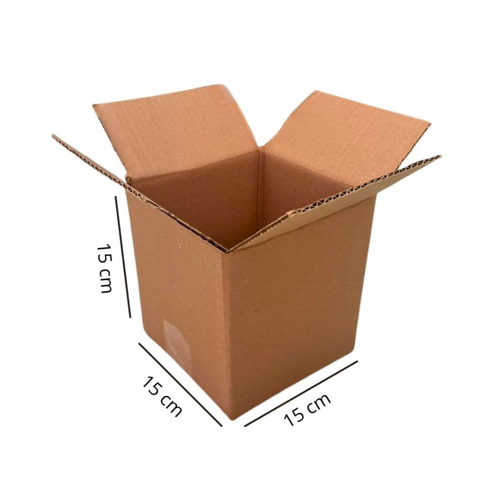 100 Caixas De Papelão 15x15x15 Sedex Correios Envios Ecommerce