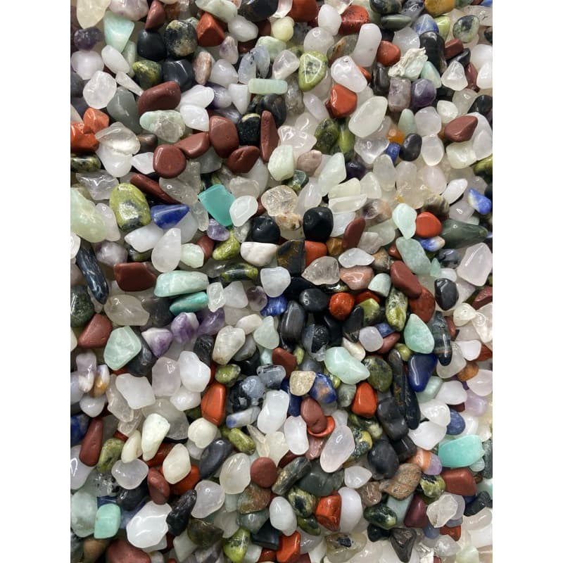 1kg de cascalho miúdo, misto/sortido rolado, pedras naturais, ideal para orgonite.